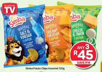 Pick n Pay Hypermarket Simba Potato Chips Assorted offer