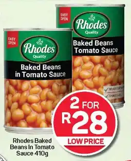 Pick n Pay Hypermarket Rhodes Baked Beans In Tomato Sauce offer