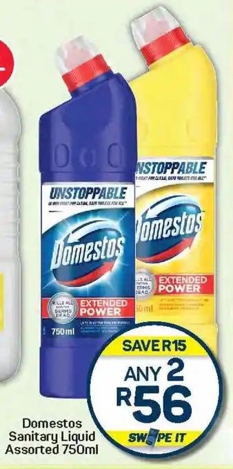 Pick n Pay Hypermarket Domestos Sanitary Liquid Assorted offer