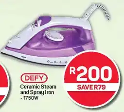 Pick n Pay Hypermarket DEFY Ceramic Steam and Spray Iron offer