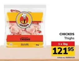 Jumbo CHICKOS Thighs offer