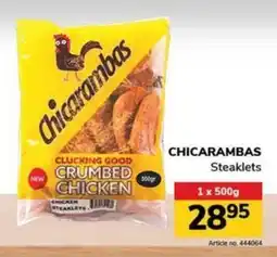 Jumbo CHICARAMBAS Steaklets offer