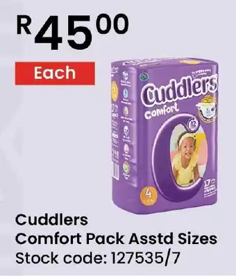 Africa Cash and Carry Cuddlers Comfort Pack Asstd Sizes offer