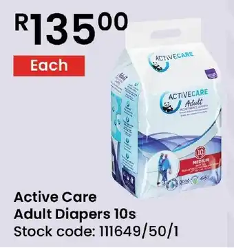 Africa Cash and Carry Active Care Adult Diapers offer