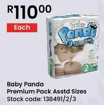 Africa Cash and Carry Baby Panda Premium Pack Asstd Sizes offer