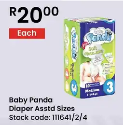 Africa Cash and Carry Baby Panda Diaper Asstd Sizes offer