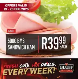 Bluff Meat Supply BMS Sandwich Ham offer