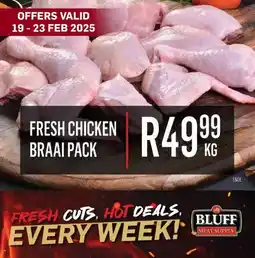 Bluff Meat Supply Fresh Chicken Braai Pack offer