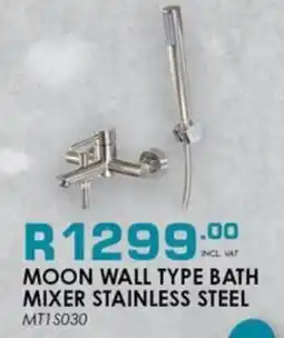 ON TAP Moon wall type bath mixer stainless steel offer