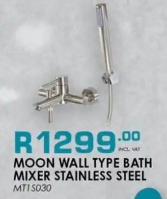 ON TAP Moon wall type bath mixer stainless steel offer