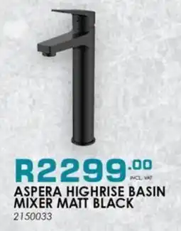 ON TAP Aspera highrise basin mixer matt black offer