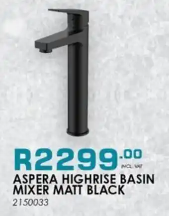 ON TAP Aspera highrise basin mixer matt black offer