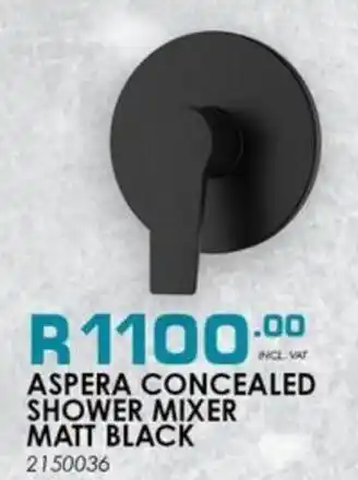 ON TAP Aspera concealed shower mixer matt black offer