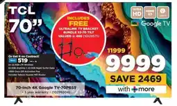 HiFi Corp TCL 70-inch 4K Google TV-70P655 offer