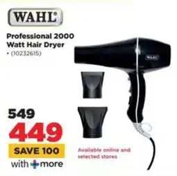 HiFi Corp WAHL Professional 2000 Watt Hair Dryer offer