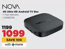 HiFi Corp NOVA 4K Ultra HD Android TV Box offer