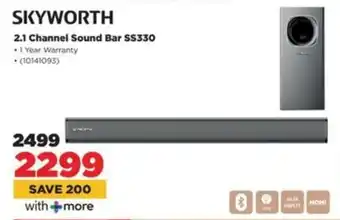 HiFi Corp SKYWORTH 2.1 Channel Sound Bar SS330 offer