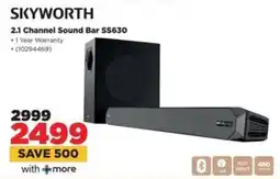 HiFi Corp SKYWORTH 2.1 Channel Sound Bar SS630 offer