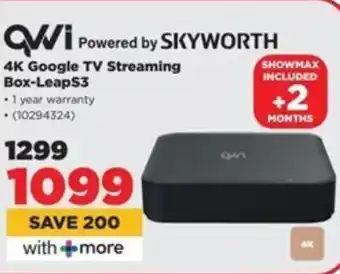 HiFi Corp QWVI 4K Google TV Streaming Box-LeapS3 offer