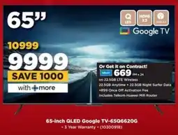 HiFi Corp SKYWORTH 65-inch QLED Google TV-65Q6620G offer