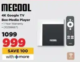 HiFi Corp MECOOL 4K Google TV Box-Media Player offer