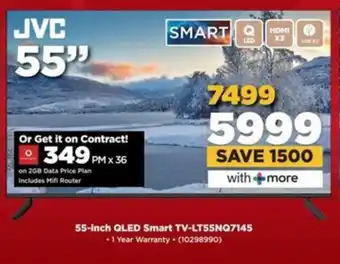 HiFi Corp JVC 55-inch QLED Smart TV-LT55NQ7145 offer