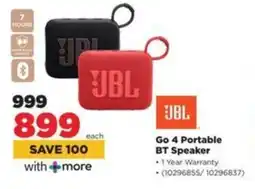 HiFi Corp JBL Go 4 Portable BT Speaker offer