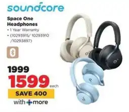 HiFi Corp Soundcore Space One Headphones offer