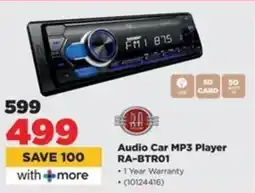 HiFi Corp Audio Car MP3 Player RA-BTRO1 offer