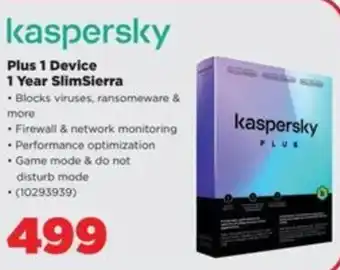 HiFi Corp Kaspersky Plus 1 Device 1 Year SlimSierra offer