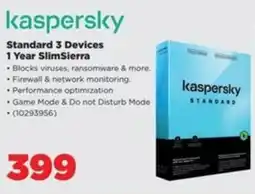 HiFi Corp Kaspersky Standard 3 Devices 1 Year SlimSierra offer