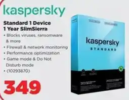 HiFi Corp Kaspersky Standard 1 Device 1 Year SlimSierra offer