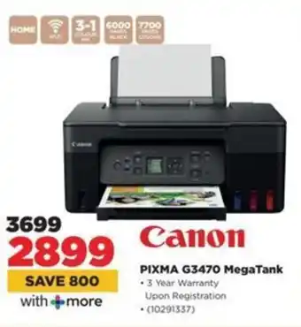 HiFi Corp Canon PIXMA G3470 MegaTank offer