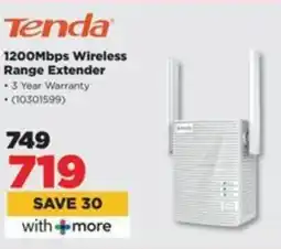 HiFi Corp Tenda 1200Mbps Wireless Range Extender offer