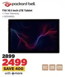 HiFi Corp Packard Bell T10 10.1 inch LTE Tablet offer