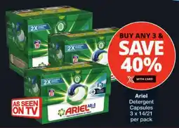 Checkers Ariel Detergent Capsules offer