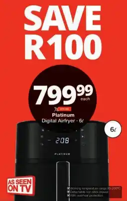 Checkers Platinum Digital Airfryer offer