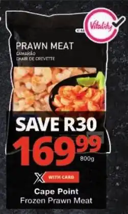 Checkers Cape Point Frozen Prawn Meat offer