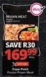 Checkers Cape Point Frozen Prawn Meat offer