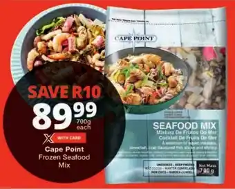 Checkers Cape Point Frozen Seafood Mix offer