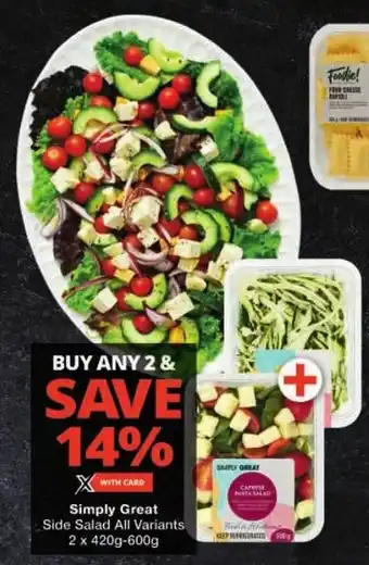 Checkers Simply Great Side Salad All Variants offer