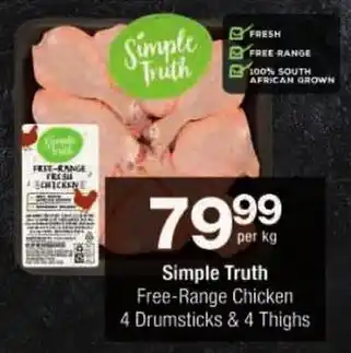 Checkers Simple Truth Free-Range Chicken Drumsticks & Thighs offer