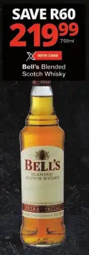 Checkers Bell's Blended Scotch Whisky offer