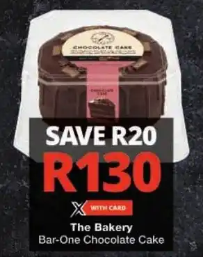 Checkers The Bakery Bar-One Chocolate Cake offer