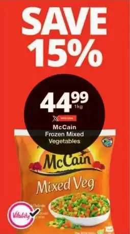 Checkers McCain Frozen Mixed Vegetables offer