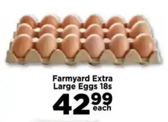 Food Lover's Market Farmyard Extra Large Eggs offer