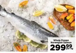 Food Lover's Market Whole Frozen Norwegian Salmon offer