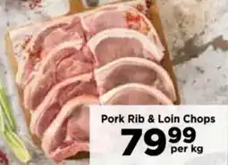 Food Lover's Market Pork Rib & Loin Chops offer