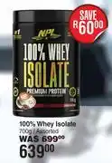 Dis-Chem NPL 100% Whey Isolate Assorted-700g offer