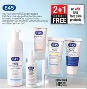 Dis-Chem E45 Face Care Products-Each offer